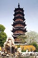 Longhua-pagoden i Shanghai  - bilsamling