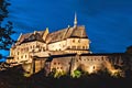 Vianden Castle in Luxembourg - photo stock