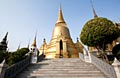 Bangkok  - fotografi - Guld Pagoda 