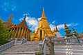 Grand Palace in Bangkok and Stupa - photo stock