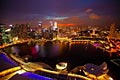 Marina w zatoce w Singapurze - zdjęcia
