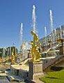 Peterhof Gran Palazzo - raccolta foto - grande fontana