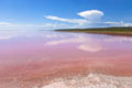 Australia - krajobrazy - fotografie - różowe jezioro