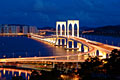 Macao - foton - bro över floden Pärla