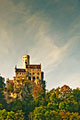 Castillo de Lichtenstein - banco de imágenes