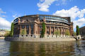 Sztokholm - foto podróże - budynek szwedzkiego parlamentu