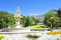 Madrid - photo stock - The palace garden Campo del Moro 