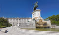 Philip IV monument i Plaza de Oriente - fotografier - Madrid
