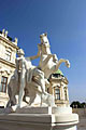 The interesting monument - Belvedere in Vienna