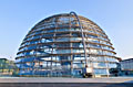 A cúpula no topo do Reichstag - Berlim