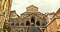 St. Andreas-katedral i Amalfi - Italia - bilder