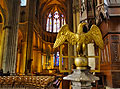 Interiören -Katedralen Notre-Dame i Reims