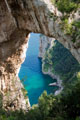 Capri - Włochy - zdjęcia z wakacji - naturalny łuk skalny