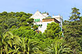 Parc Güell i Barcelona, Spanien - bildbyrå