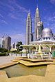 Our holidays - Kuala Lumpur - As Syakirin Mosque, KLCC Petronas Twin Tower & KL Tower. 