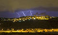 Tempestade em Haifa - fotos de feriado - Israel