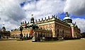 Sanssouci (palácio de Verão de Frederico o Grande) em Potsdam - fotografias