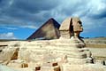Giza pyramids and  Sphinx - landscape