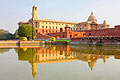 Raj Path ( Indian Government buildings ) in New Delhi - the capital of India  - pictures