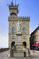 Palace and Statue of Liberty in San Marino - travels