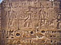 Egyptian hieroglyphs, relief  - Karnak
