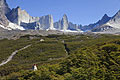 Valle del Frances in Nationaal park Torres del Paine - fotografie