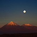 Atacama Desert - travels - volcanoes Licancabur and Juriques, Moon Valley