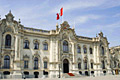 Lima - the capital of Peru  - pictures. Presidential palace Lima peru on plaza de armas