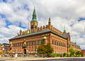 Stadhuis van Kopenhagen - bankfoto's