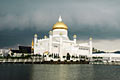 Moschea in Brunei - banca foto