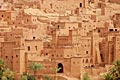 Kasbahs i Aït Benhaddou - foton - Marocko