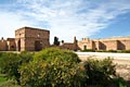 El Badi slot i Marrakech - bildbyrå - Marocko