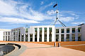 Australiens parlament - Canberra - foton