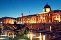 Galeria Narodowa w Londynie i Trafalgar Square bank zdjęć